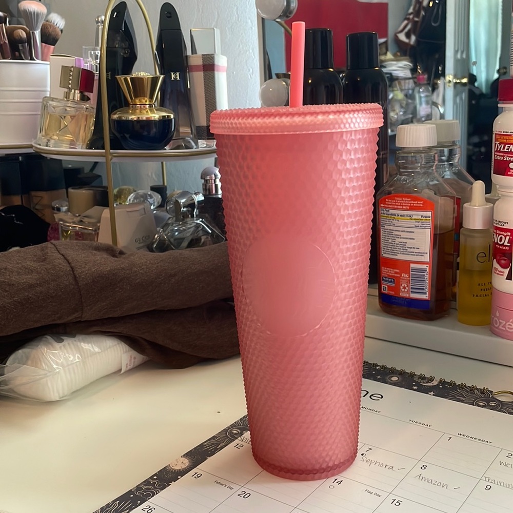 Starbucks pink tumbler